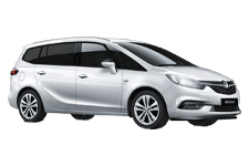 Car Rental Winchester - Vauxhall Zafira 7-Seater - Minibus hire Winchester